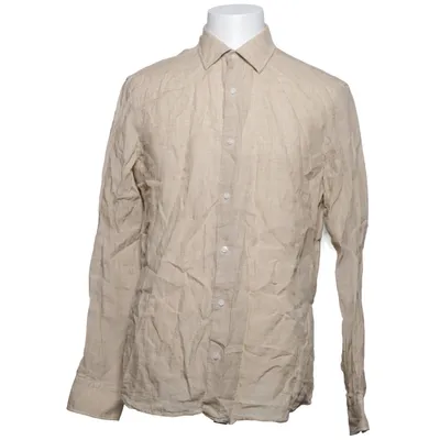 Skjorta (Beige) från Massimo Dutti Linne