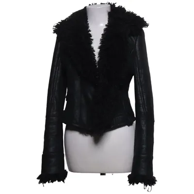 Shearlingjacka (Svart) från Forever 21 Polyester, Polyuretan