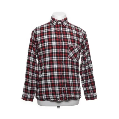 Flanellskjorta (Röd, Svart, Vit) från Bluewear Bomull