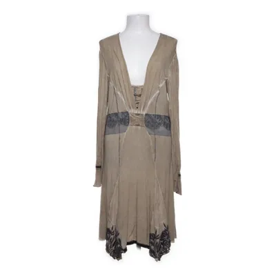 Jurk (Beige) van Elisa Cavaletti Elastaan, Viscose