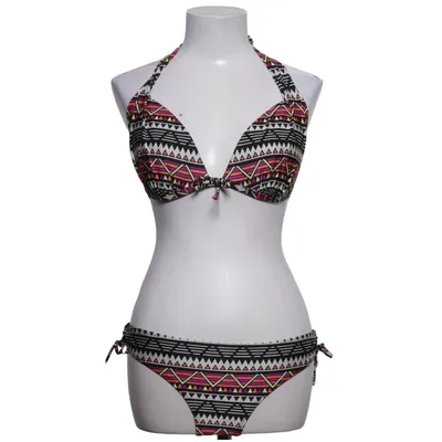 Bikini (Zwart, Meerkleurig) van Ocean Club Elastaan, Polyamide