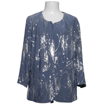 Blazer (Bleu) de Alex Evenings Élasthane, Polyester