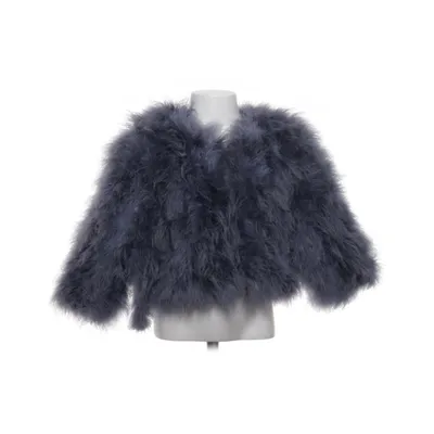 Feather jacket (Blue) Cotton, Linen, Polyester, Wool