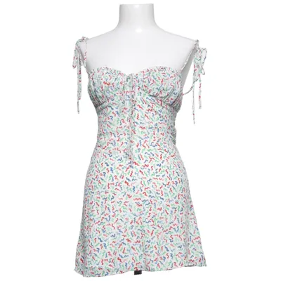 Robe (Blanc, Multicolore) de Réalisation Élasthane, Polyester, Soie