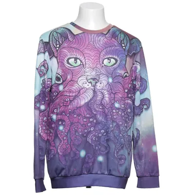 Sweatshirt (Purple, Blue, Multicolored) from Mr Gugu & Miss Go Polyester