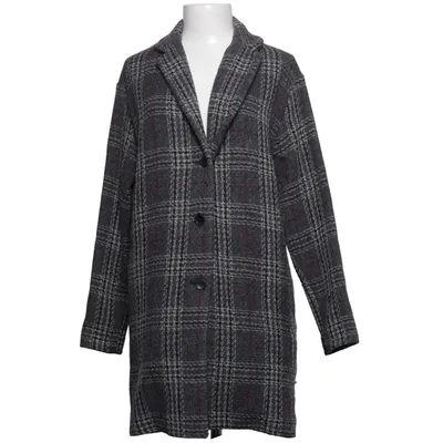 Coat (Gray, White) from Swildens Polyester, Wool