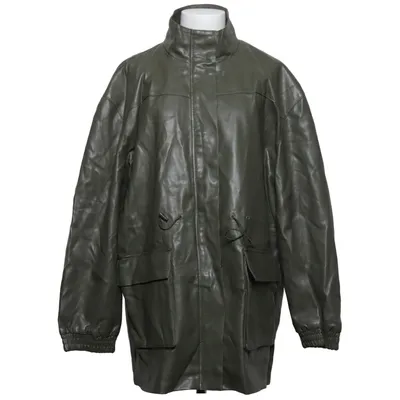 Jacket (Green) from ASOS Design Polyester, Polyurethane, Viscose