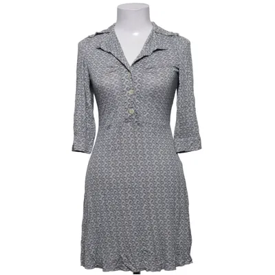 Shirt dress (Gray, White) from Smirk Viscose