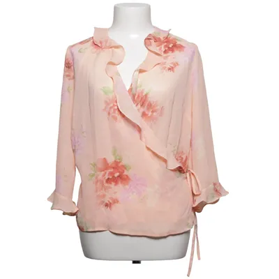 Blouse portefeuille (Orange, Multicolore) de La Boutique Polyester