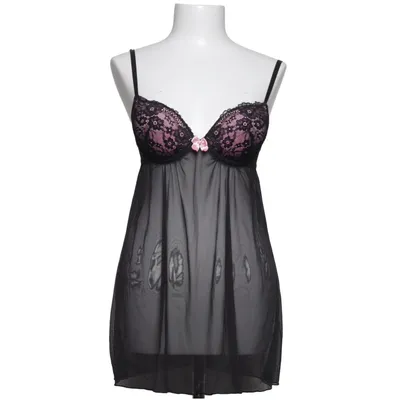 Negligee (Black, Pink) from H&M Elastane, Polyamide, Polyester