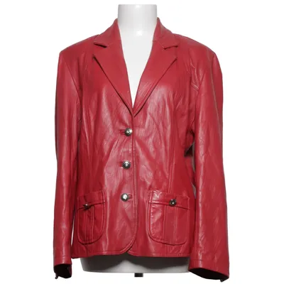 Leather blazer (Red) from Micha Leather, Polyester