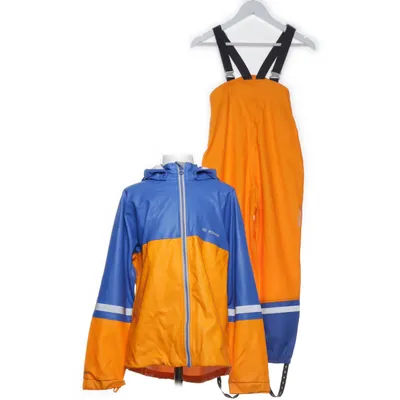 Regntøj (Orange, Blå) fra Didriksons 1913 Polyester, Polyurethan