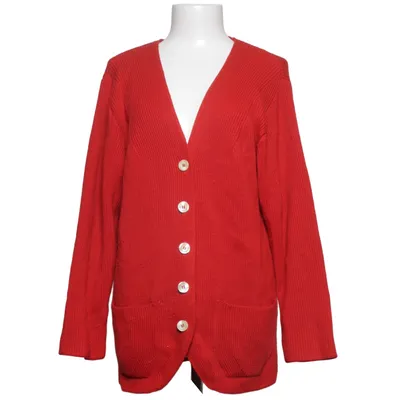 Strickjacke (Rot) von Alain Manoukian Acryl, Wolle