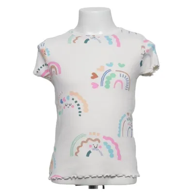 T-shirt (Vit, Flerfärgad) från Next Bomull, Elastan