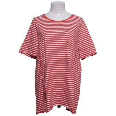 T-shirt (Rood, Wit) van Ulla Popken Katoen