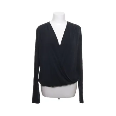 Blouse portefeuille (Noir) de Samsøe & Samsøe Cupro, Élasthane