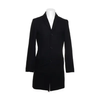 Jas (Zwart) van H&M Man Wol, Polyester, Polyamide, Acryl, Viscose