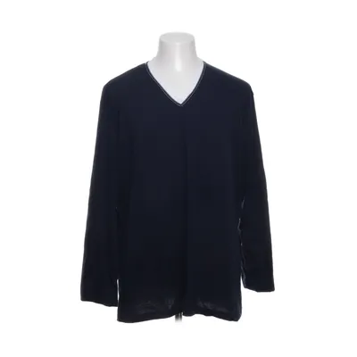 Langærmet t-shirt (Blå) fra Van Laack Bomuld, Polyester