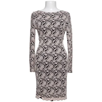 Jurk (Zwart, Beige) van Alice + Olivia Elastaan, Polyamide, Polyester