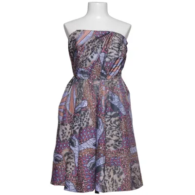 Dress (Brown, Blue, Multicolored) from Acne Elastane, Polyamide, Viscose