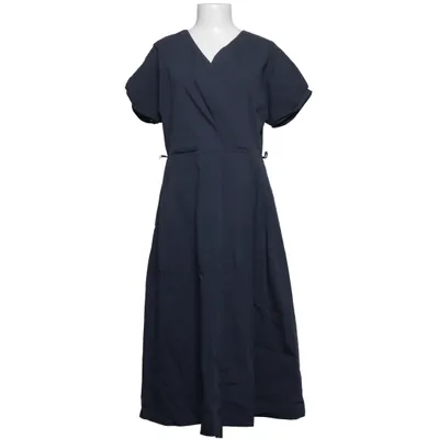Wrap dress (Blue) from Alba Moda Cotton, Elastane, Polyamide