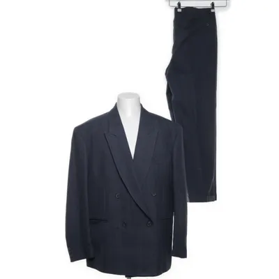Jakkesæt (Blå) fra Gentlemens Club Polyester, Viscose, Uld