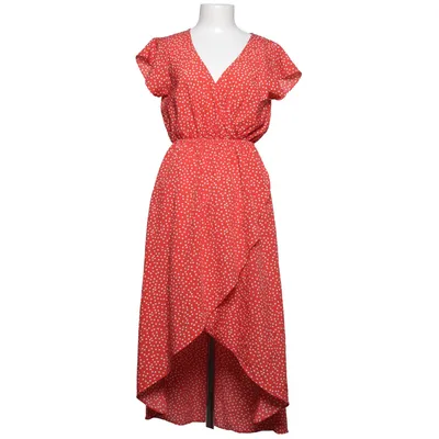 Wickelkleid (Rot, Weiß) von Vintage Dressing Elasthan, Polyester