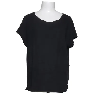 T-shirt (Zwart) van Juvia Katoen, Viscose