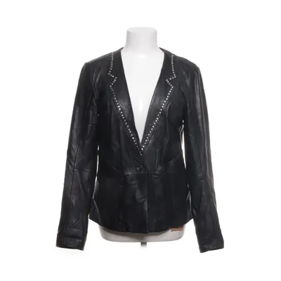 Blazer en cuir (Noir) de Pulz Coton, Cuir, Polyester