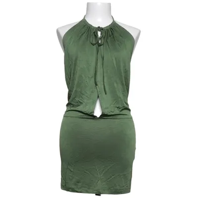 Robe dos-nu (Vert) de Maille Demoiselle Acétate, Élasthane