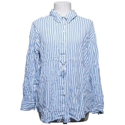 Skjorta (Blå, Vit) från H&M Mama Viskos