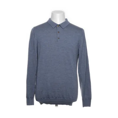 Rugby shirt (Blue) from John Henric Merino wool