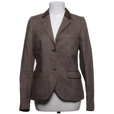 Blazer (Bruin) van Lexington Acetaat, Katoen, Leer, Polyamide, Polyester, Wol