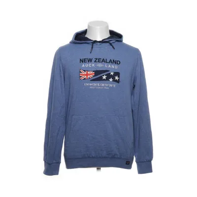 Huvtröja (Blå) från New Zealand Auckland Bomull, Polyester