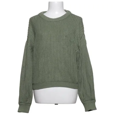Strickpullover (Grün) von NA-KD Reborn Acryl, Baumwolle