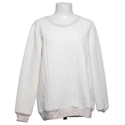 Trui (Wit, Beige) van Club Monaco Elastaan, Merinowol, Polyester, Viscose