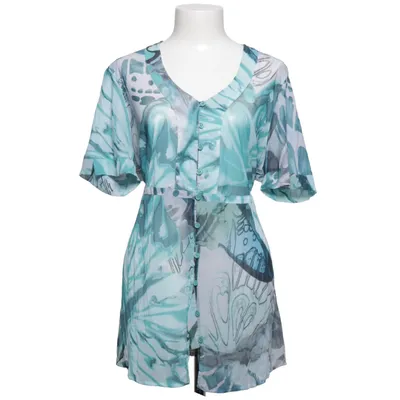 Korte mouwen shirt (Blauw, Meerkleurig) van Bonita Polyester