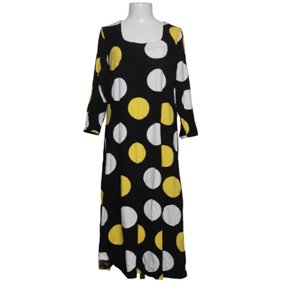 Maxikleid (Schwarz, Weiß, Gelb) von Pont Neuf Elasthan, Viskose