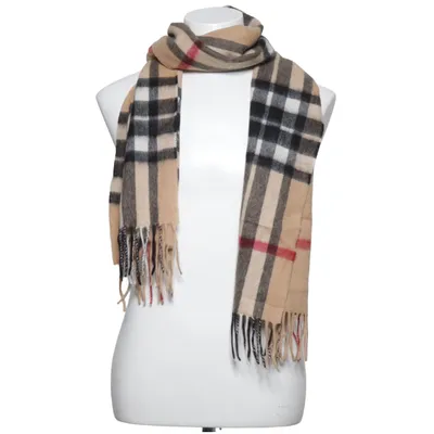 Sjaal (Beige, Zwart, Rood) van Edinburgh Wol