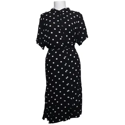 Skjortklänning (Svart, Vit) från Junarose Viskos