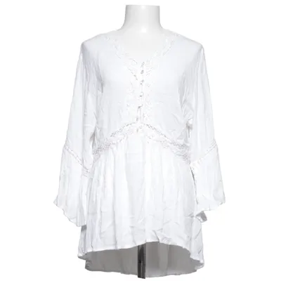 Blouse (White) from Dotted Blue Viscose