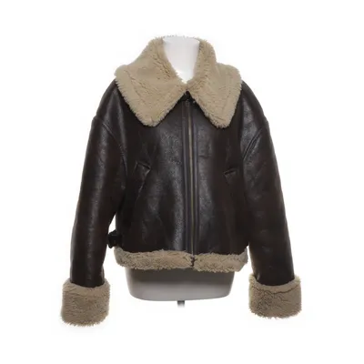 Shearlingjakke (Brun, Beige) fra Zara