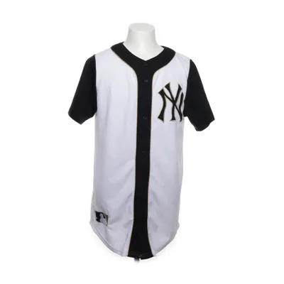 Baseballtröja (Vit, Svart) från Majestic Polyester