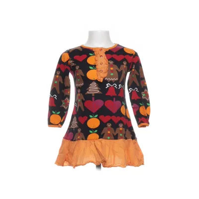 Klänning (Svart, Orange, Röd, Brun, Flerfärgad) från Duns Ekologisk bomull