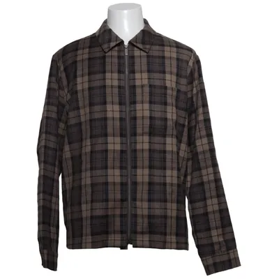 Överskjorta (Brun, Svart) från Bläck Bomull, Elastan, Polyamid, Polyester, Ull