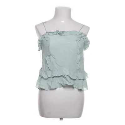 Crop top (Turquoise) from H&M Trend Viscose, Silk