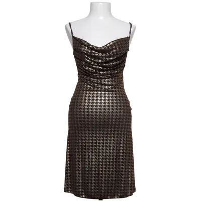 Kjole (Brun, Guld) fra Vegas Elastan, Polyester