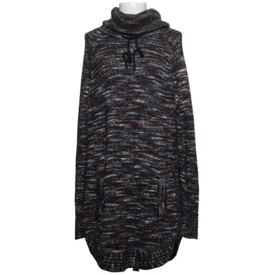 Turtleneck dress (Black, Gray, Brown) from Maxi Blue. Acrylic, Metallic fiber, Polyester