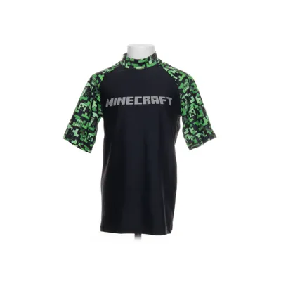 Badtröja (Svart, Grön) från Minecraft Elastan, Polyester