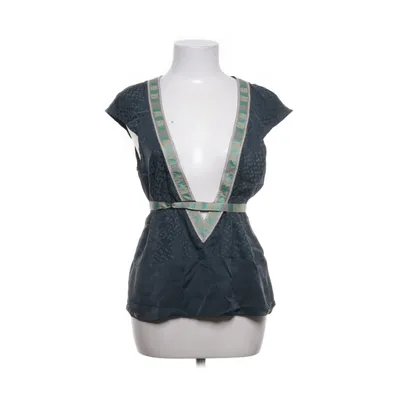 Top (Blauw) van Himalaya Zijde